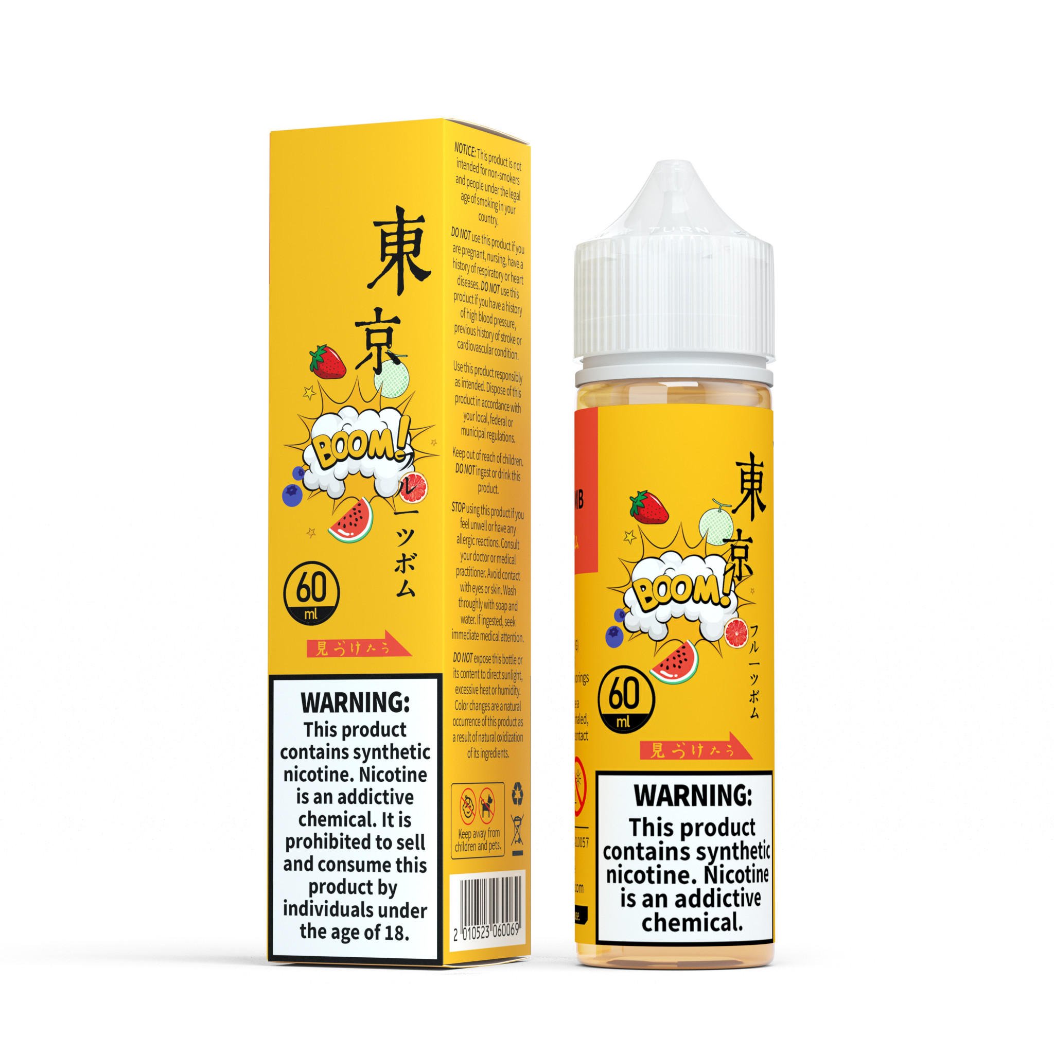 TOKYO E-LIQUID 60ML ALL FLAVORS 3MG